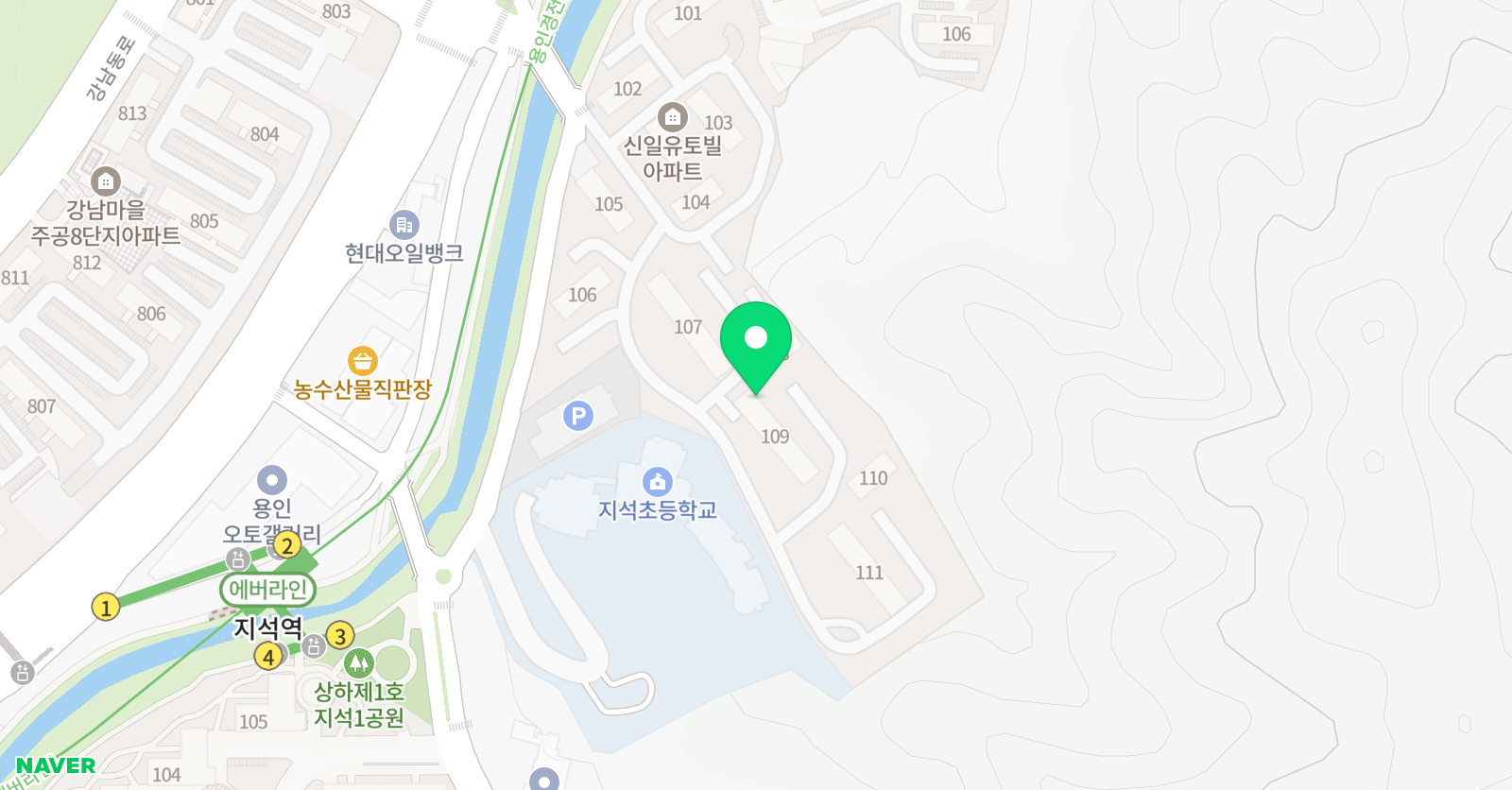 윤선생우리집앞 영어교실 용인신일점 위치