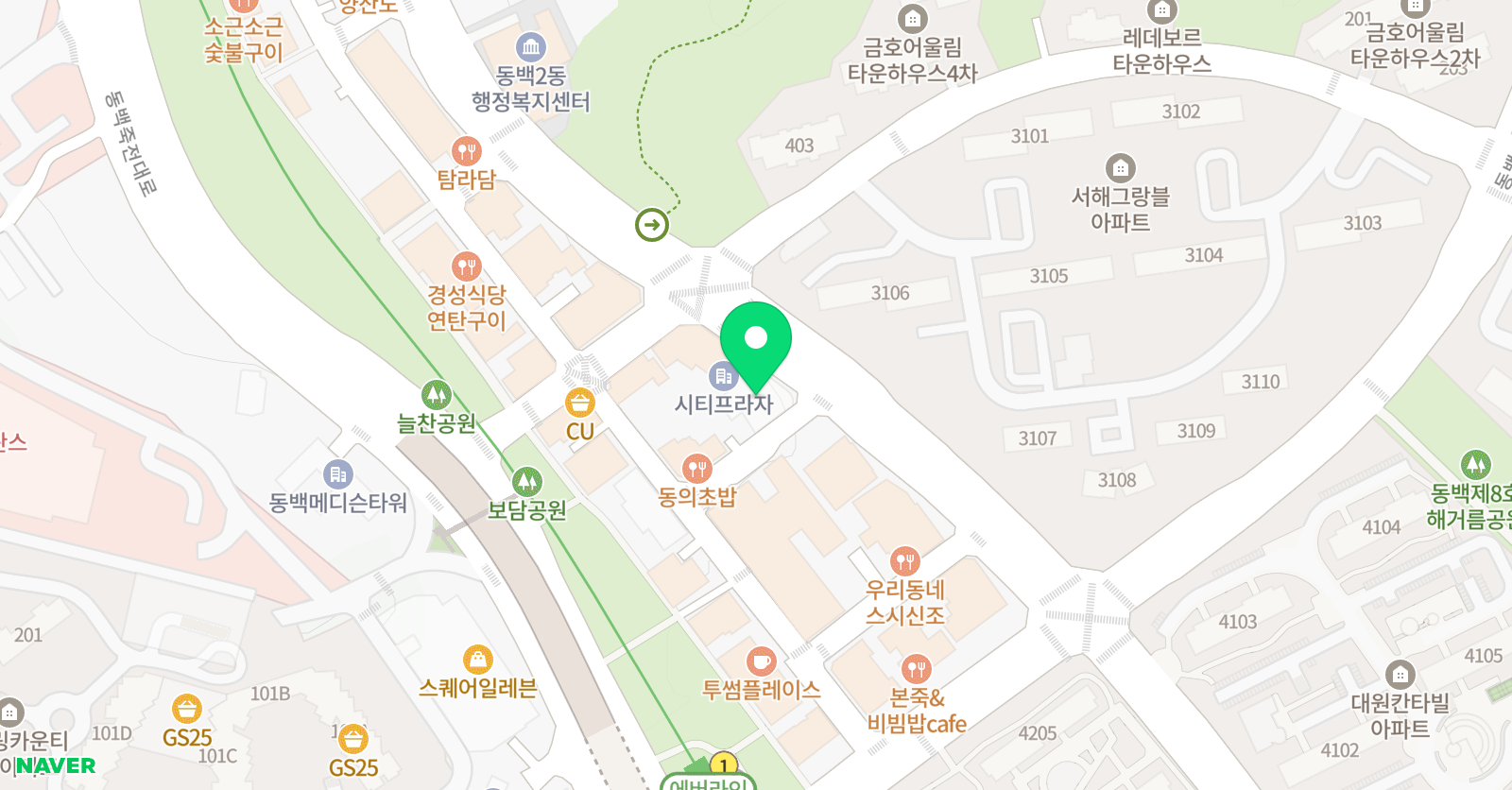 소마사고력수학 용인동백센터 위치