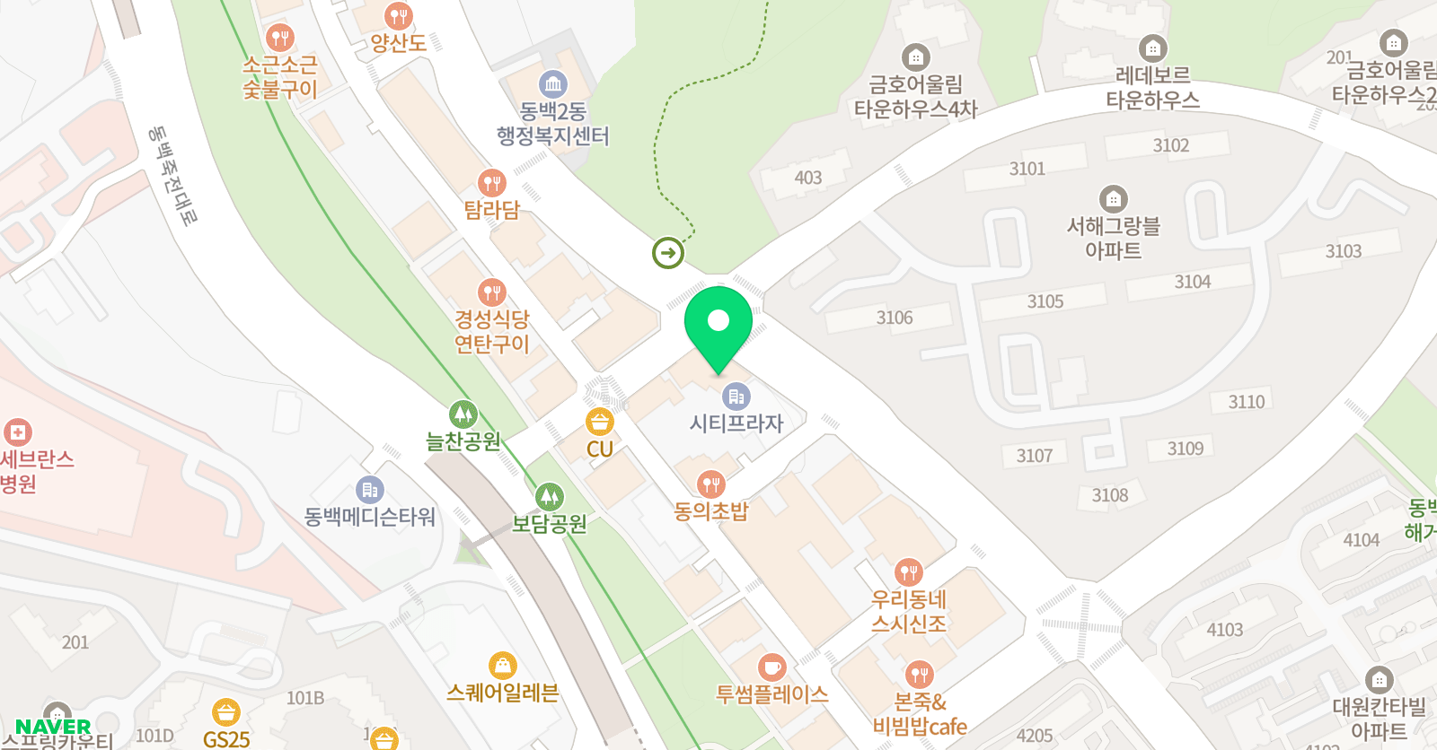 해오름 아트미술학원 위치