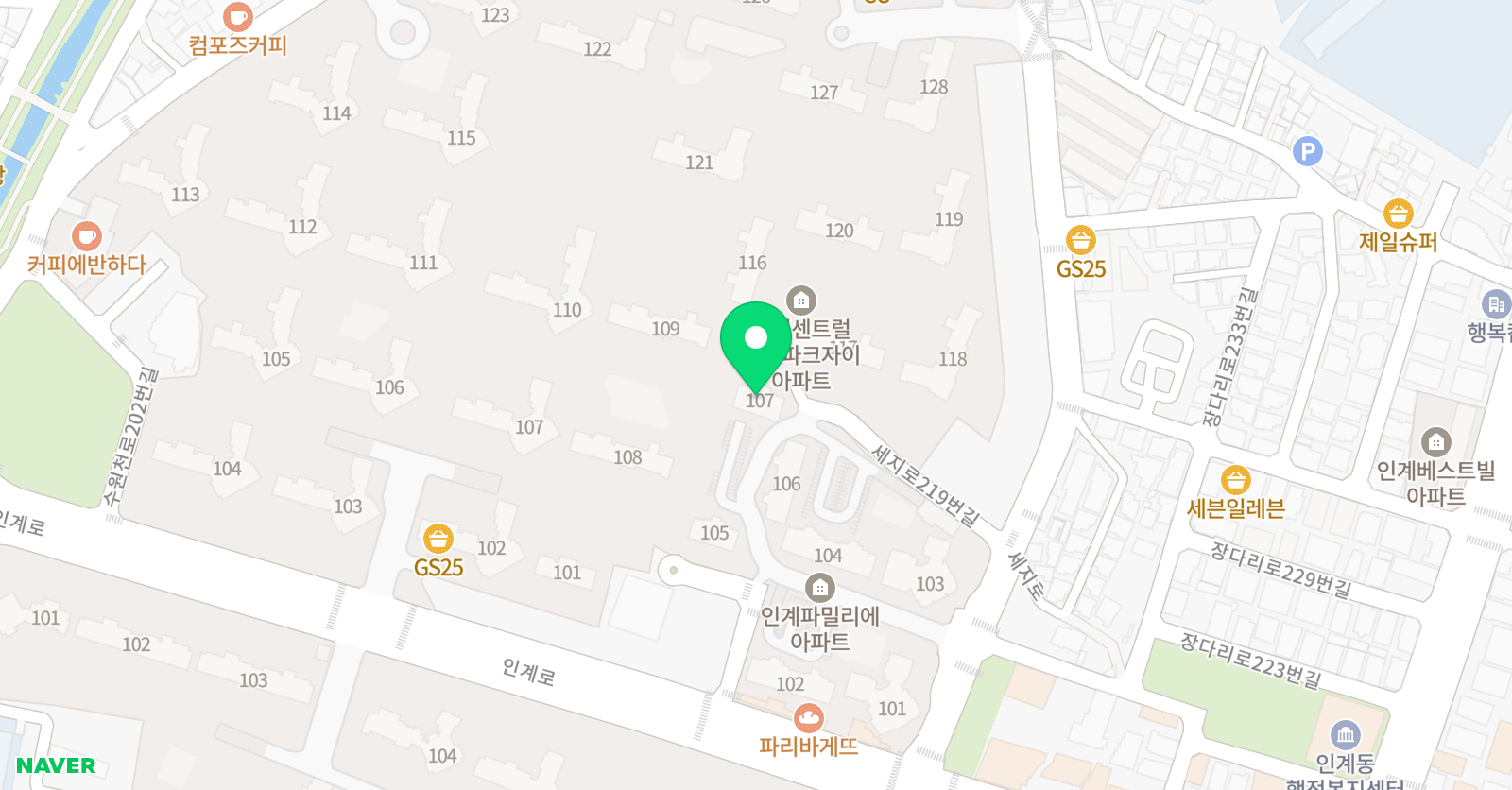 기탄 사고력교실 수원센트럴아이파크자이1호점 위치