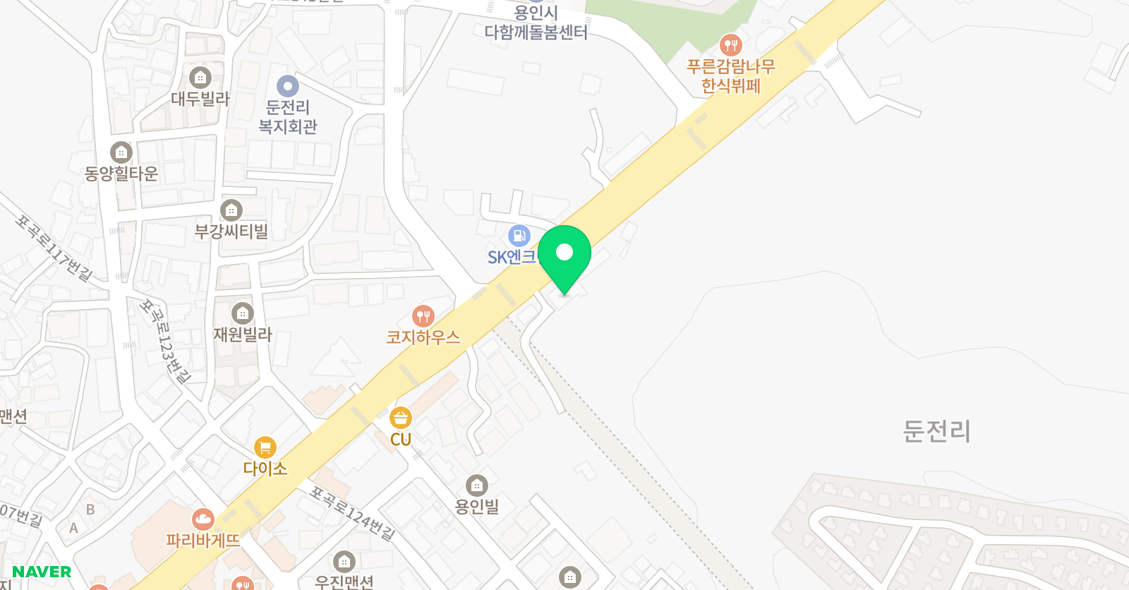 율요가테스 YOK토탈댄스 위치