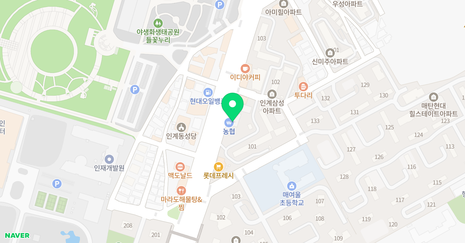 리본발레아카데미 학원 위치