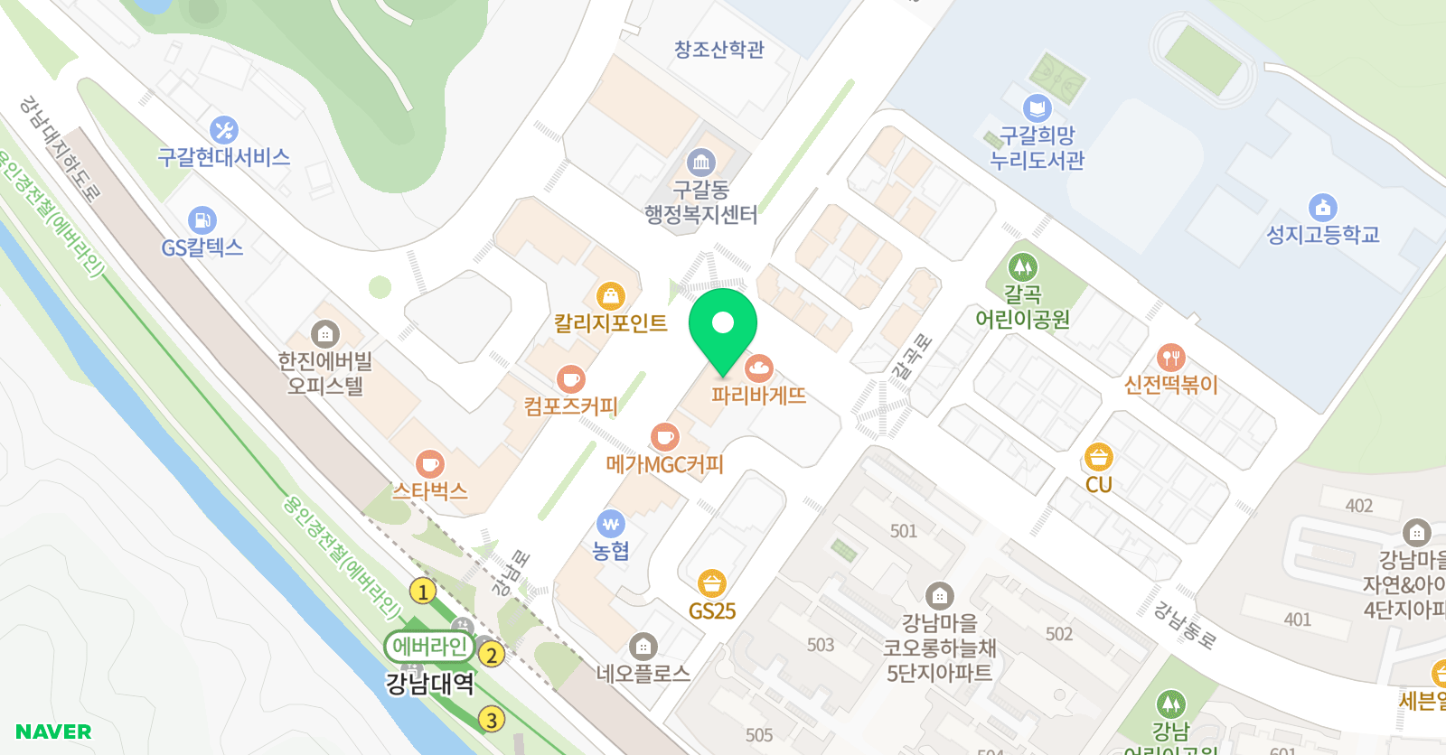 바른바둑학원 기흥캠퍼스 위치