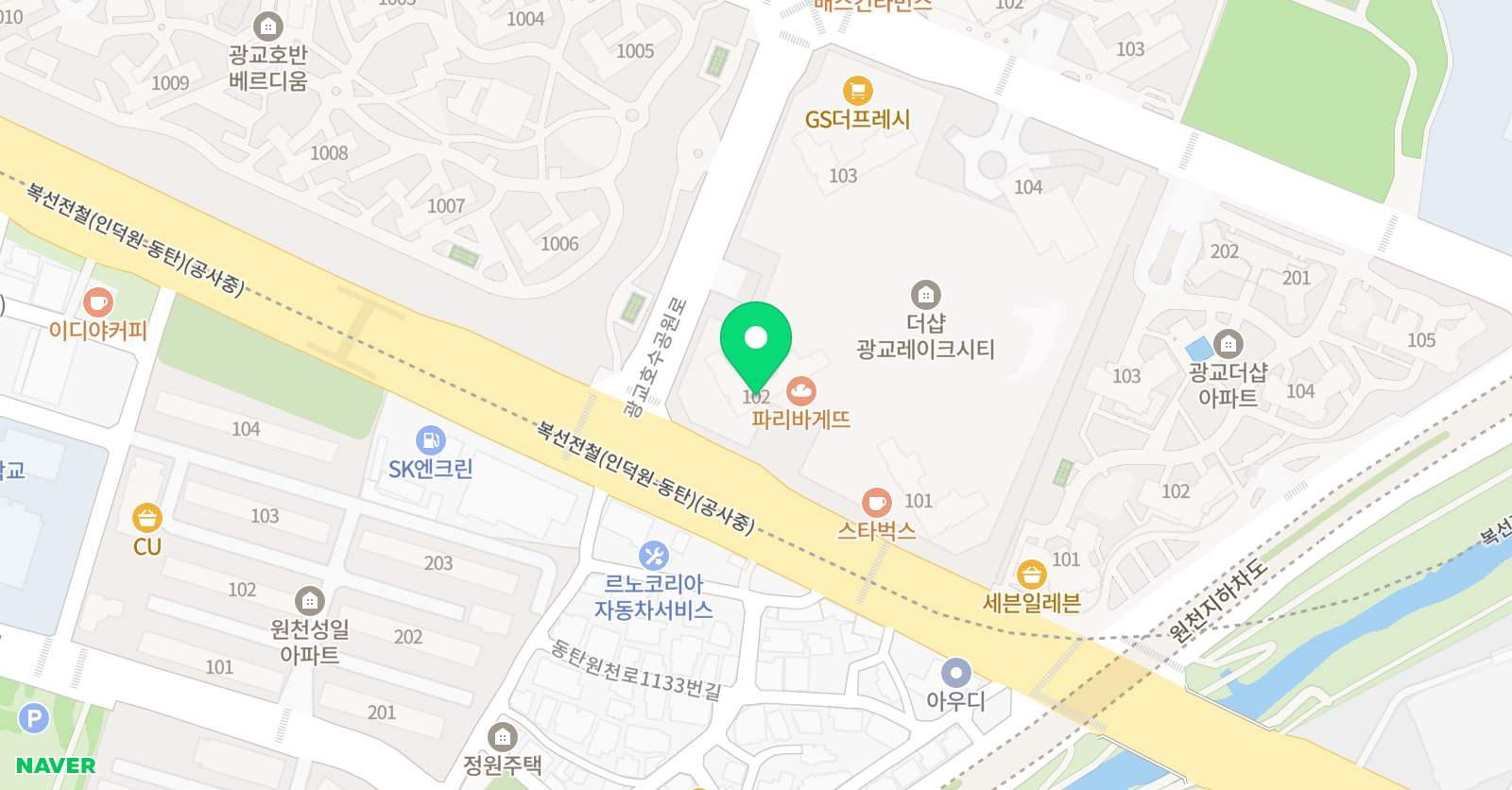 리드인 다독다독 매원초점 위치