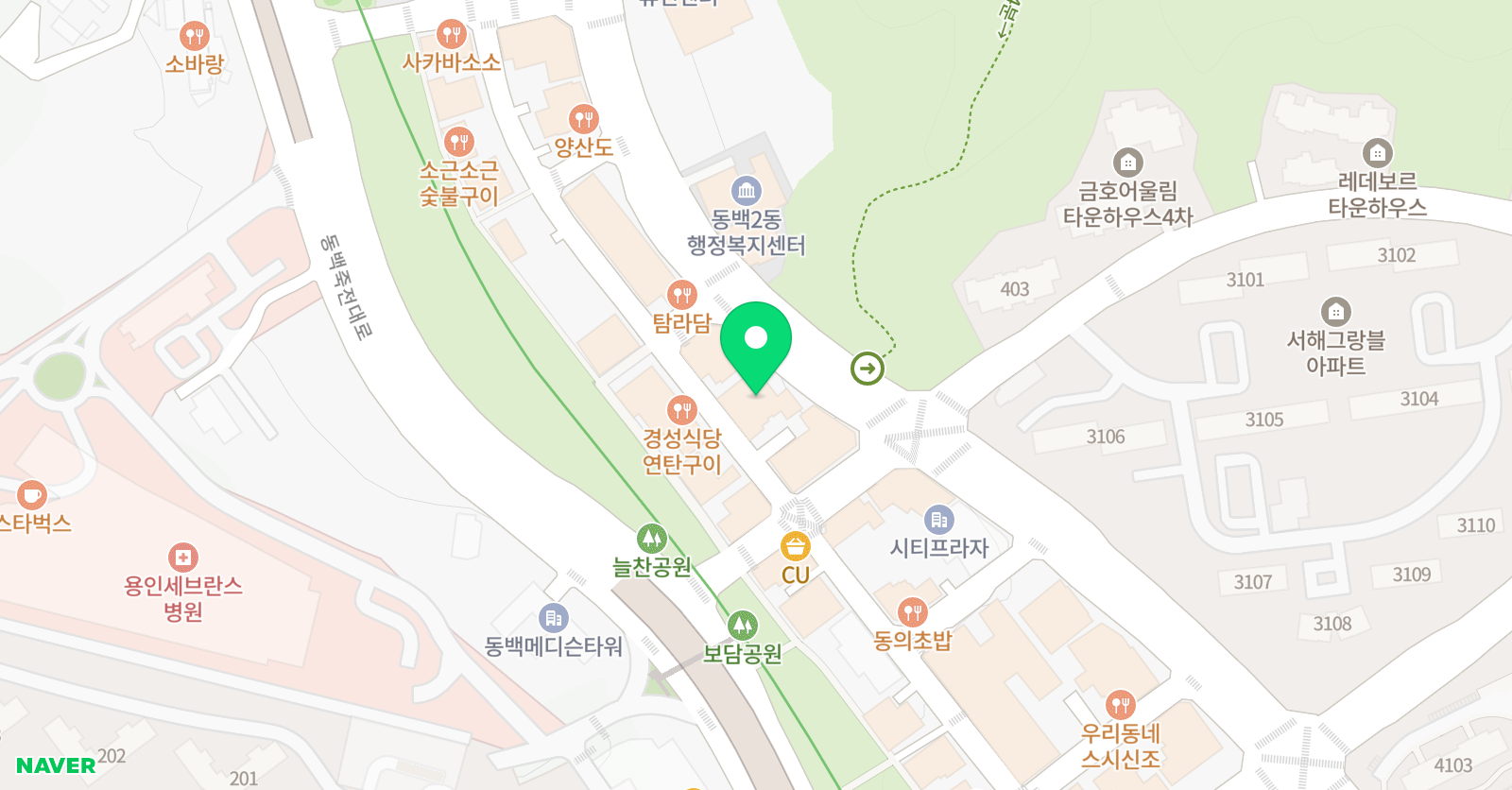 팀호크 다이어트멀티짐 위치
