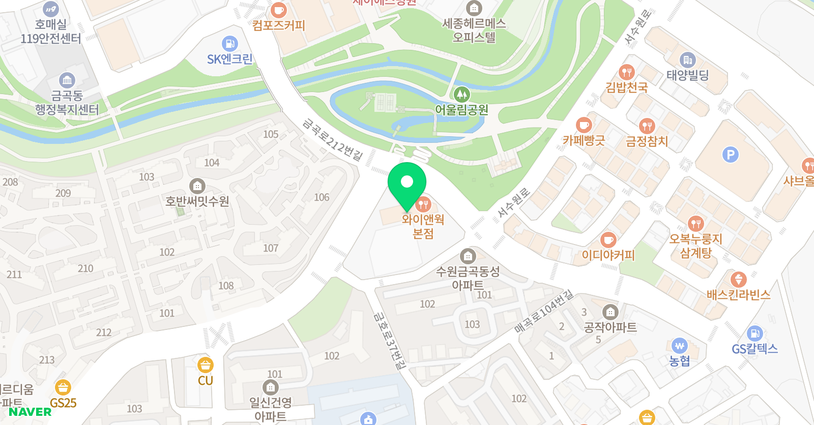 JB 축구레슨아카데미 위치