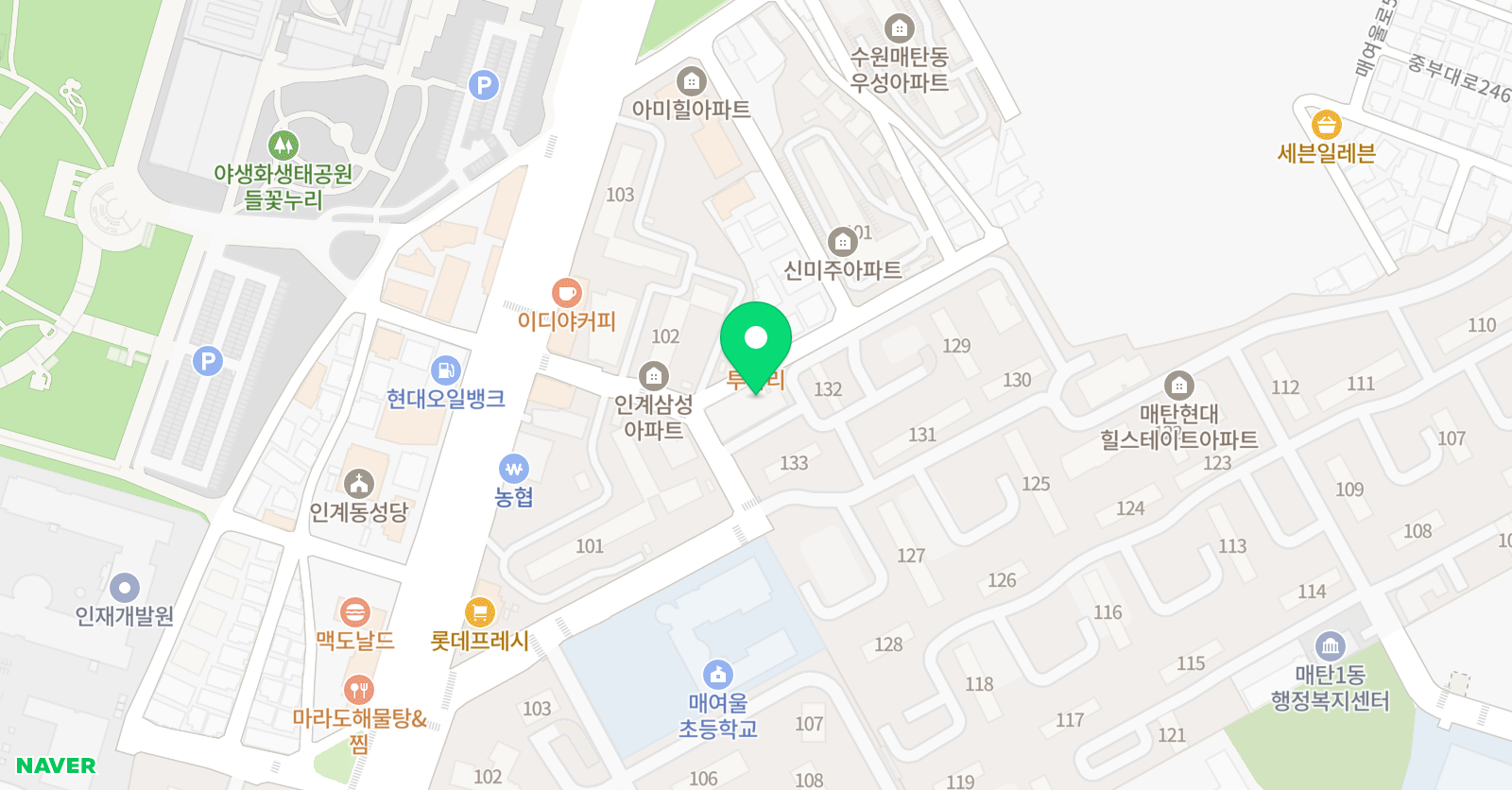 포텐 수학학원 위치