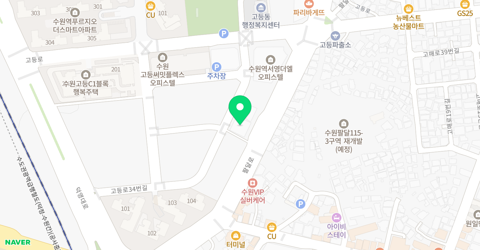 니혼고우 수원역점 위치