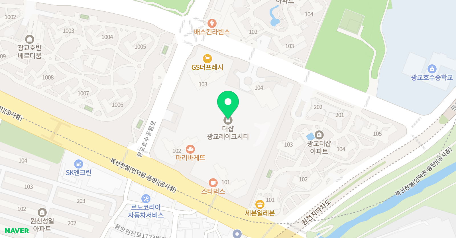 광교 조이 음악학원 위치