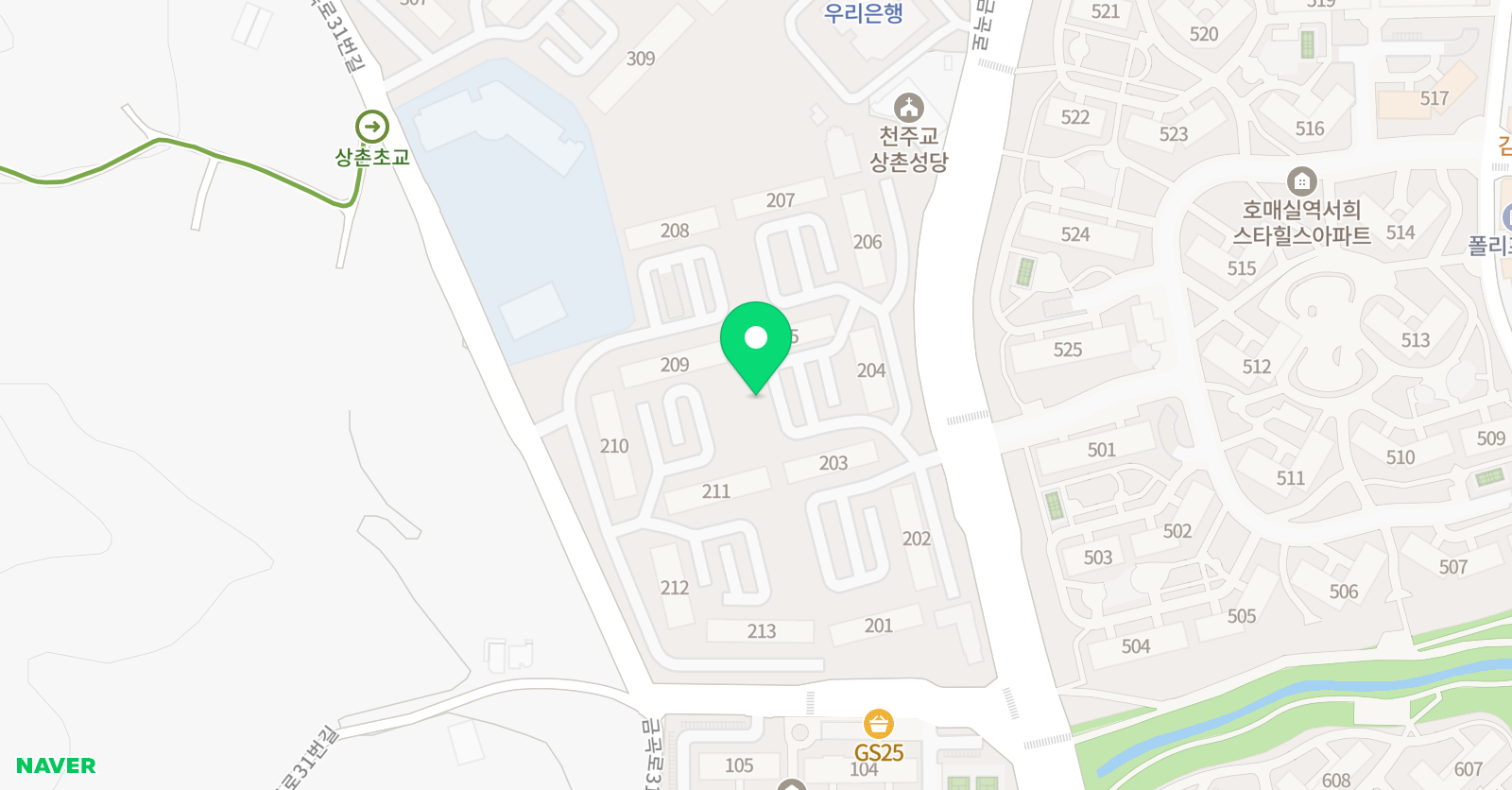 ERC 영어독서클럽 금곡엘지빌리지점 위치