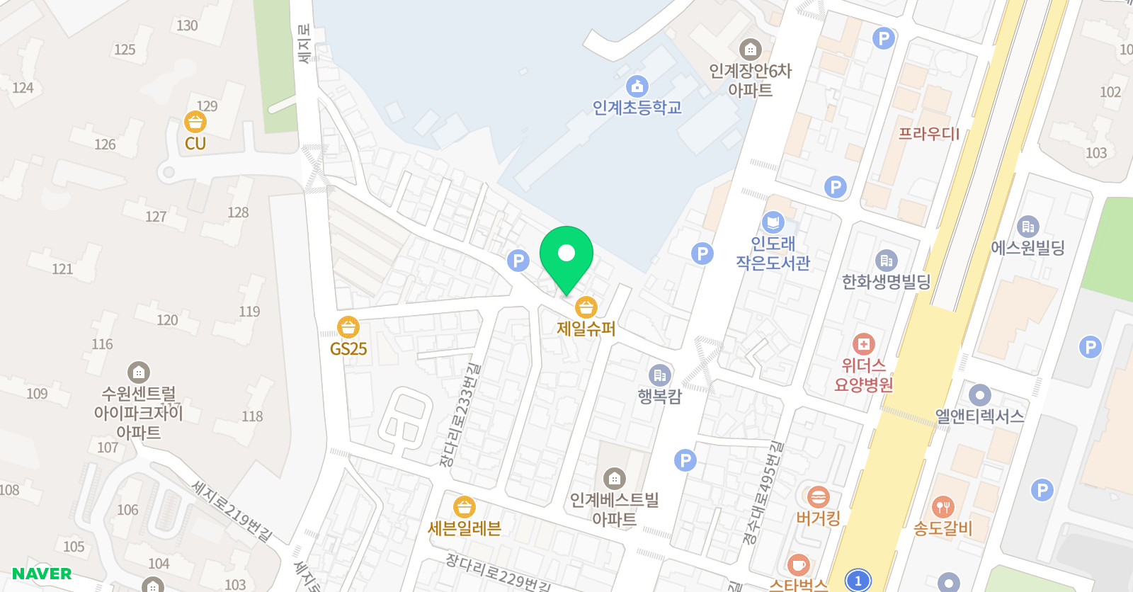 지니 음악학원 위치