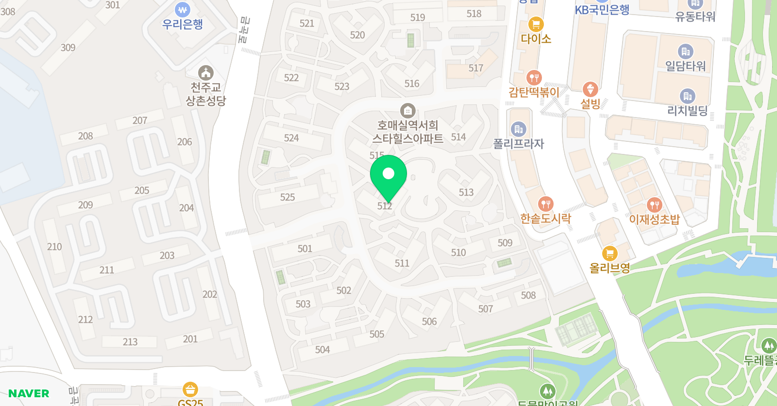 기탄 사고력교실 호매실역서희스타힐스점 위치
