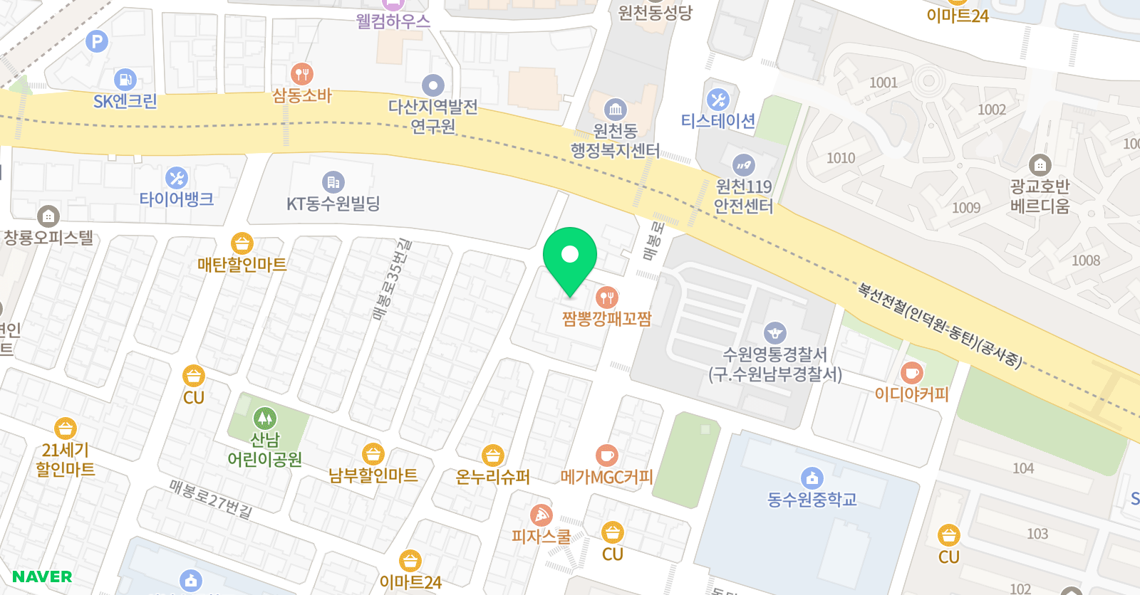 생각그램 독서논술 위치