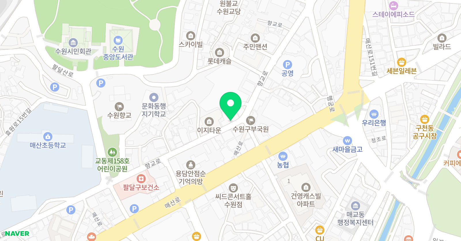 웃는아이 더설쌤 뮤지컬댄스학원 위치
