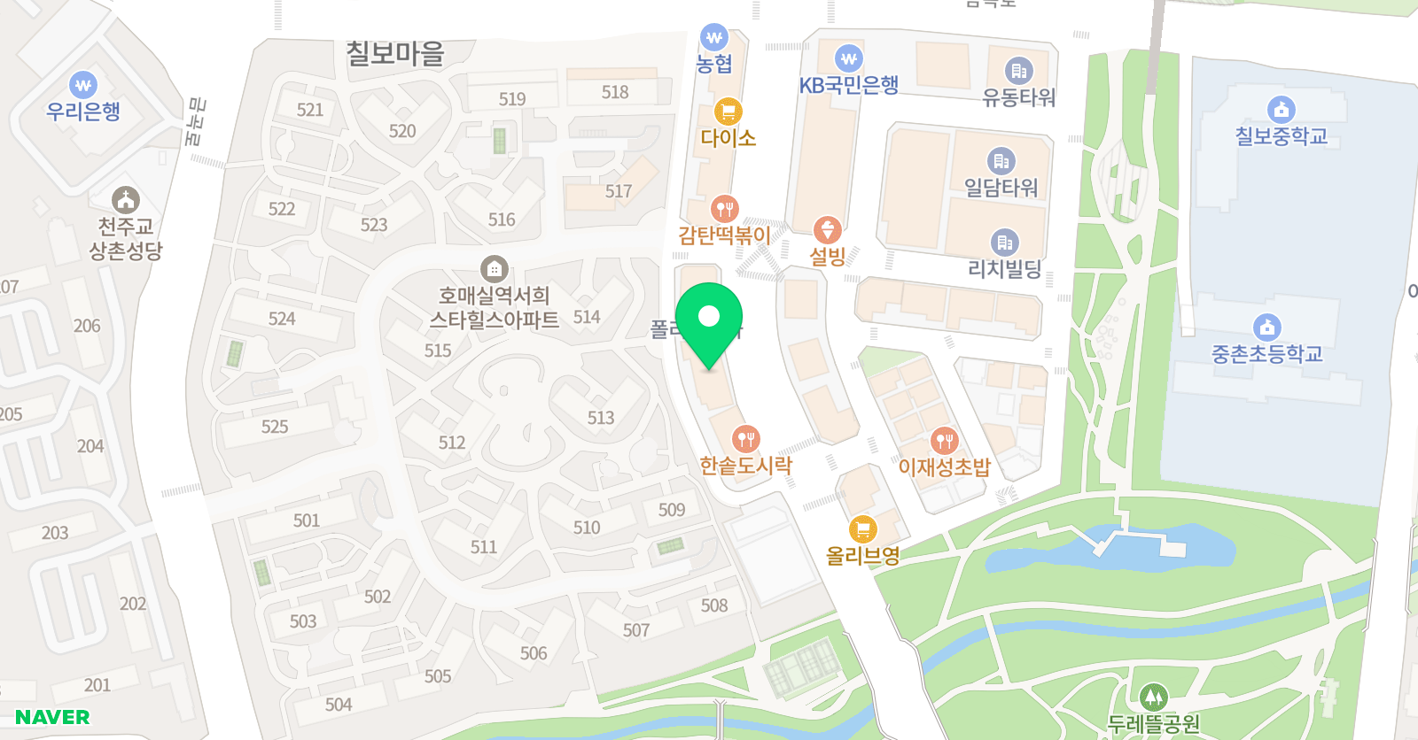 화랑 합기도 특공무술 위치