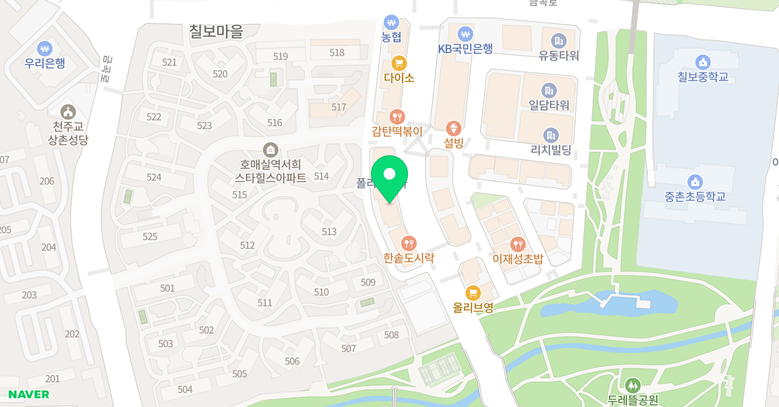 프라임 영수학원 위치