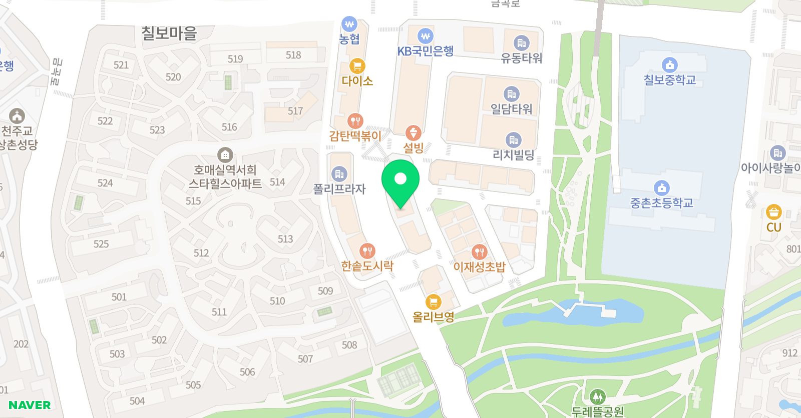 비버 영어전문학원 위치