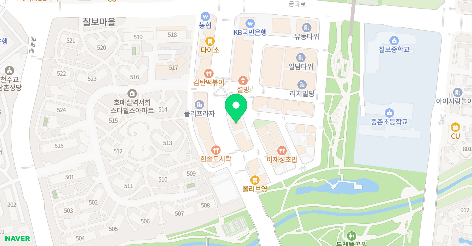 가온 무용학원 위치