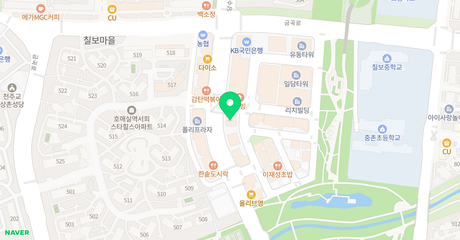 아이픽 수학학원 위치