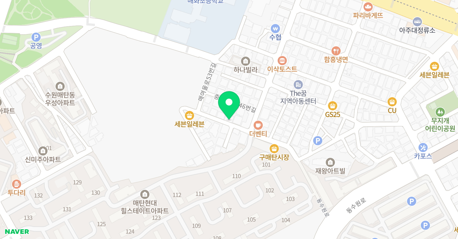 경희대라온 태권도 위치