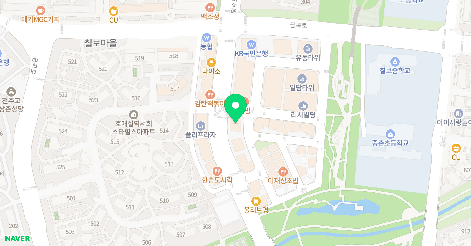카이로스 과학학원 위치