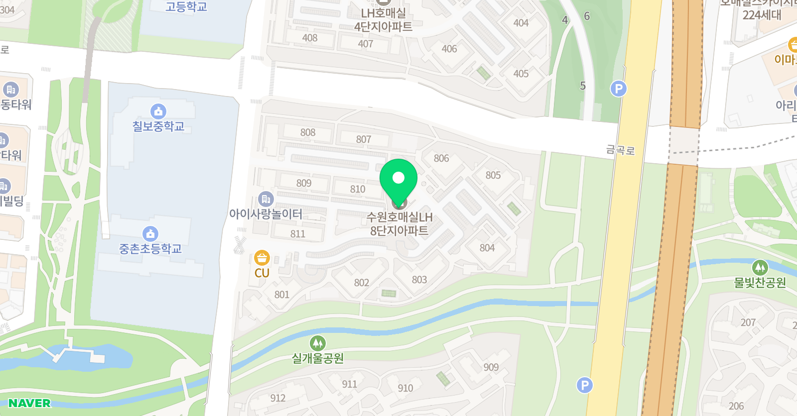 스마트해법 수학 수원중촌초점 위치