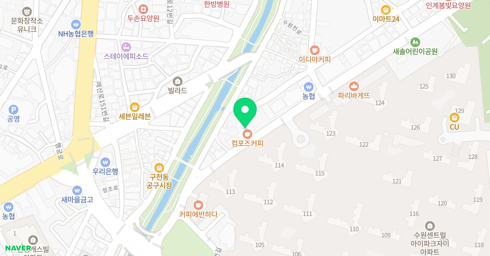 지니어스 바둑교습소 위치