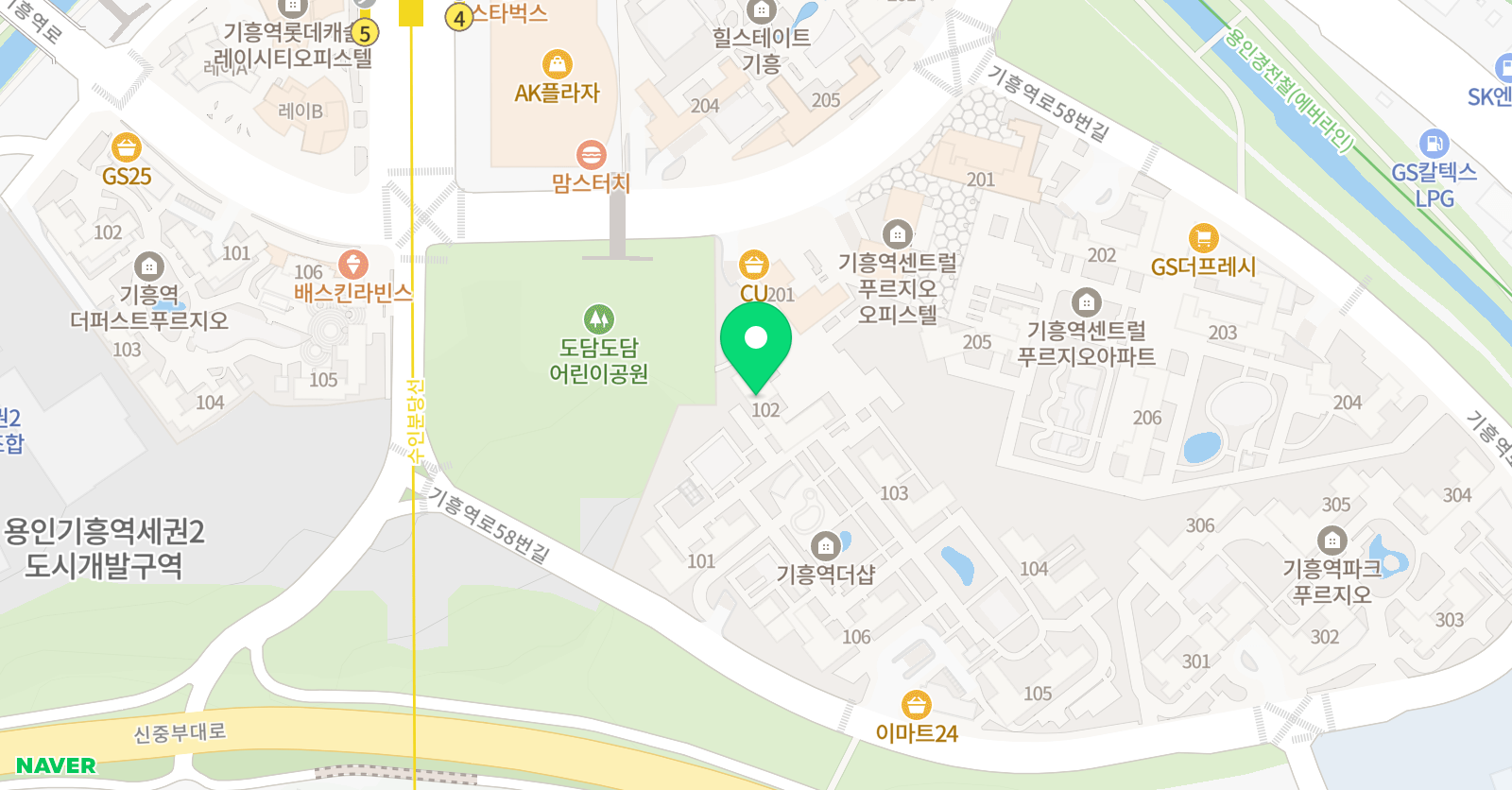 브라이튼 영어학원 위치