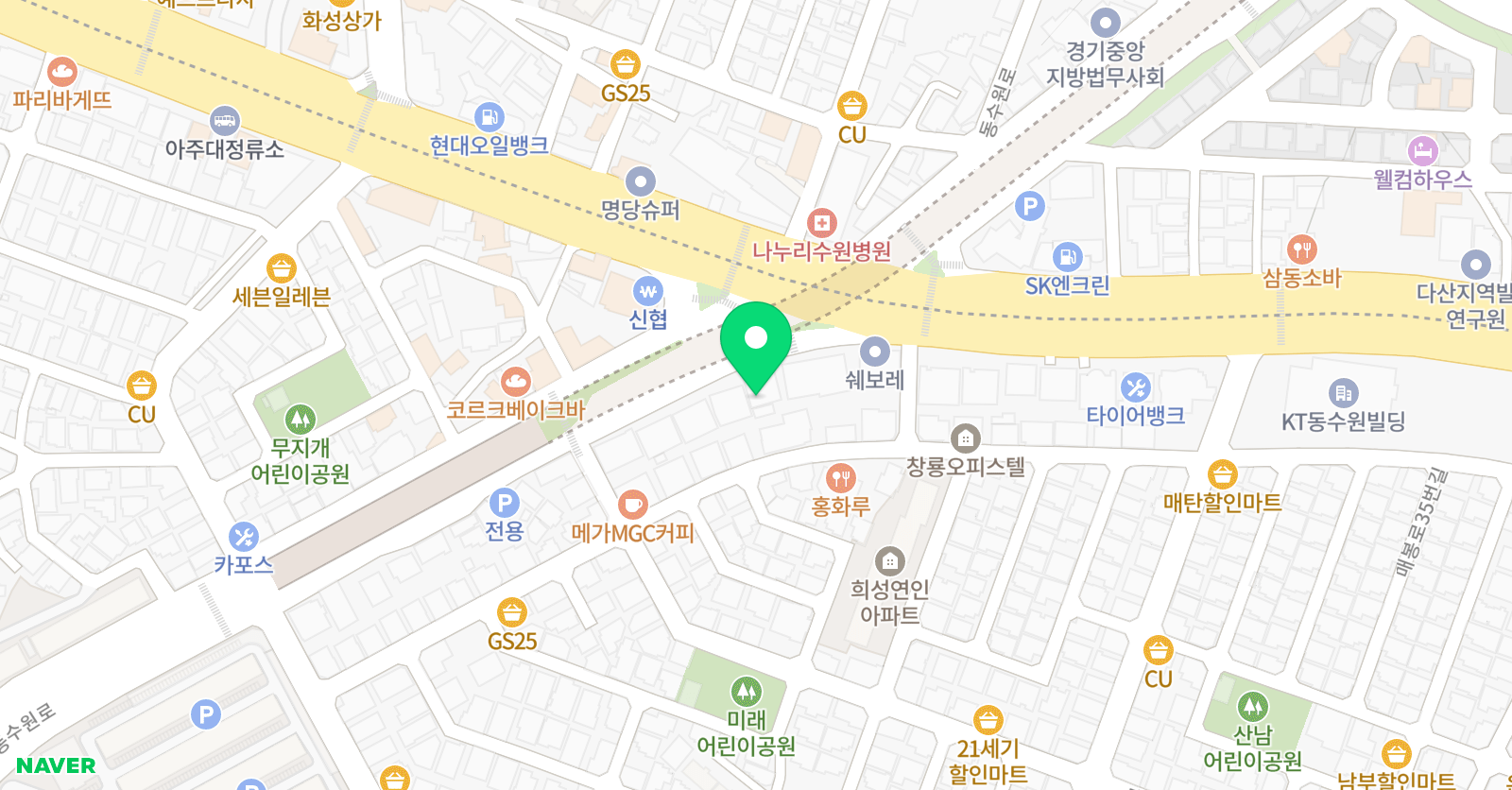 애니매직 만화애니미술학원 위치