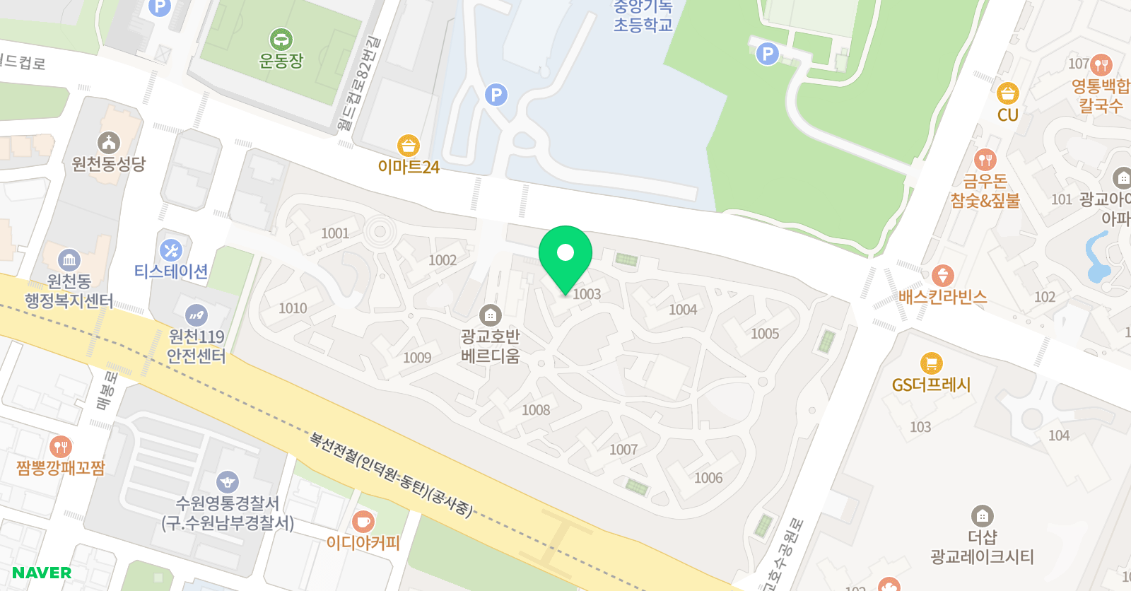 호반숙명 피아노학원 위치