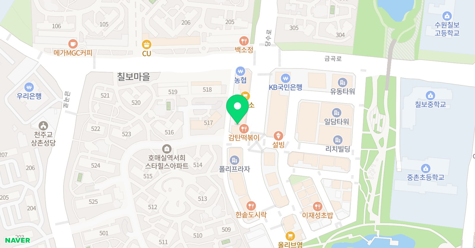 시퀀트영수전문학원 위치