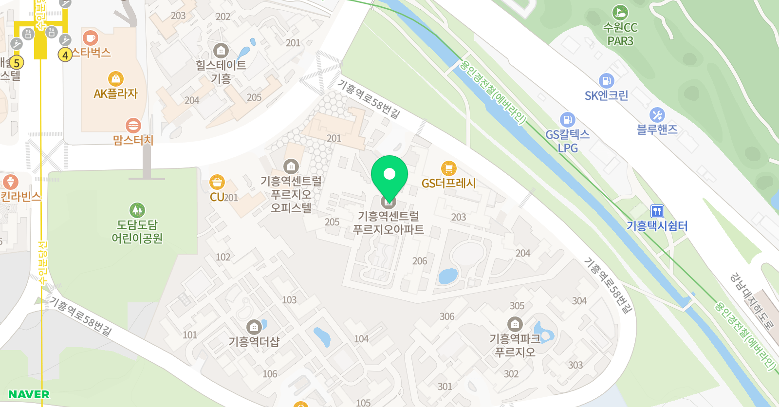 딱풀리는수학 한얼초점 위치