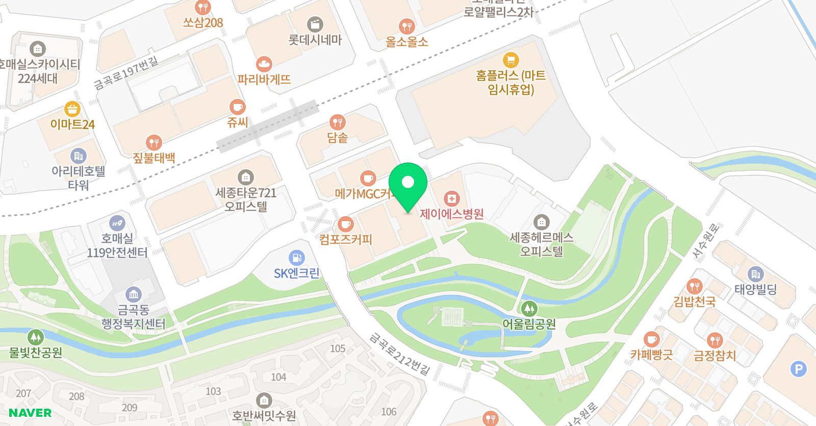 레브 실용음악학원 위치