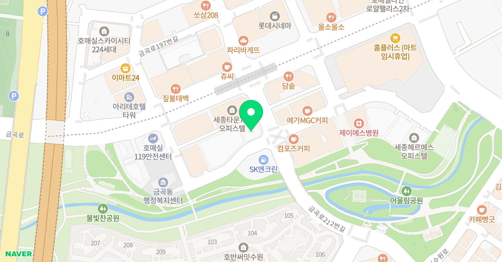 리드인 호매실점 위치