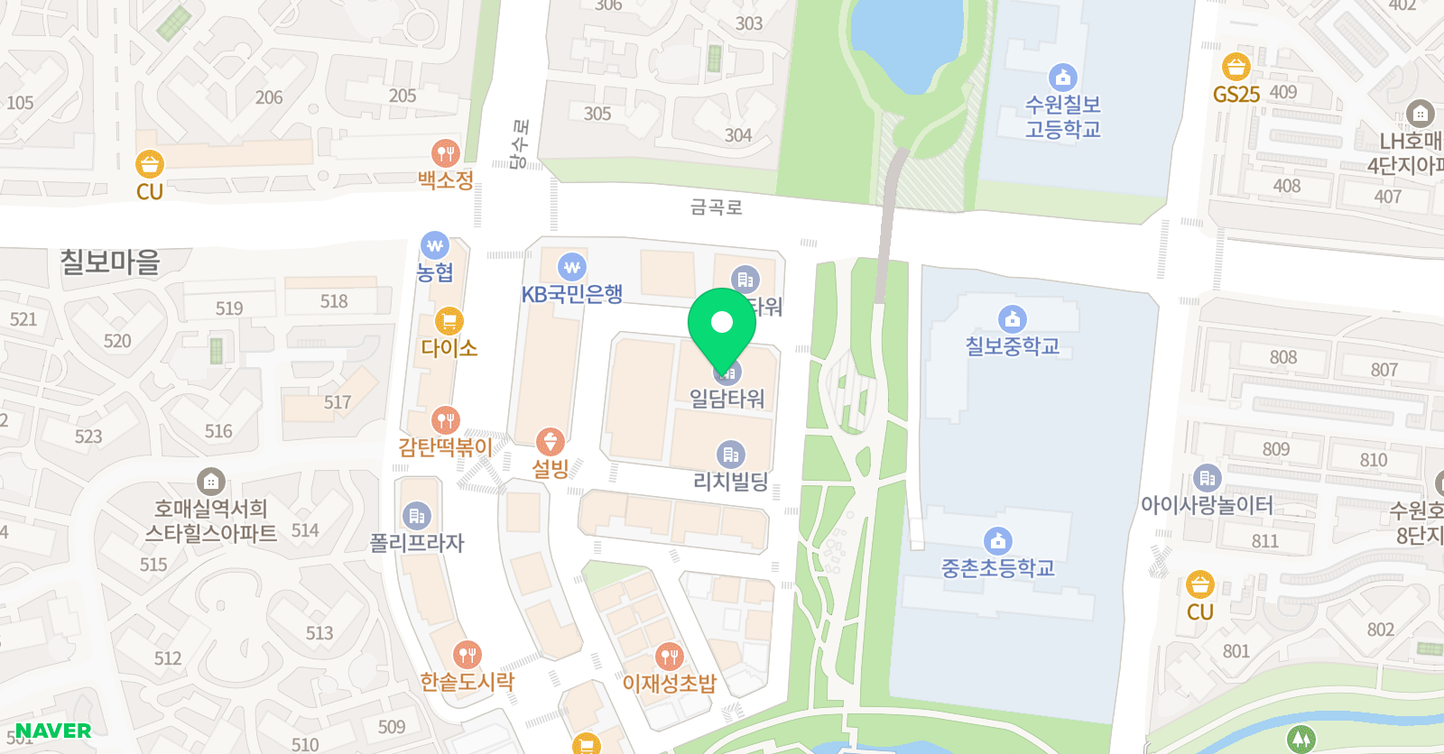 소리의정원 음악학원 위치