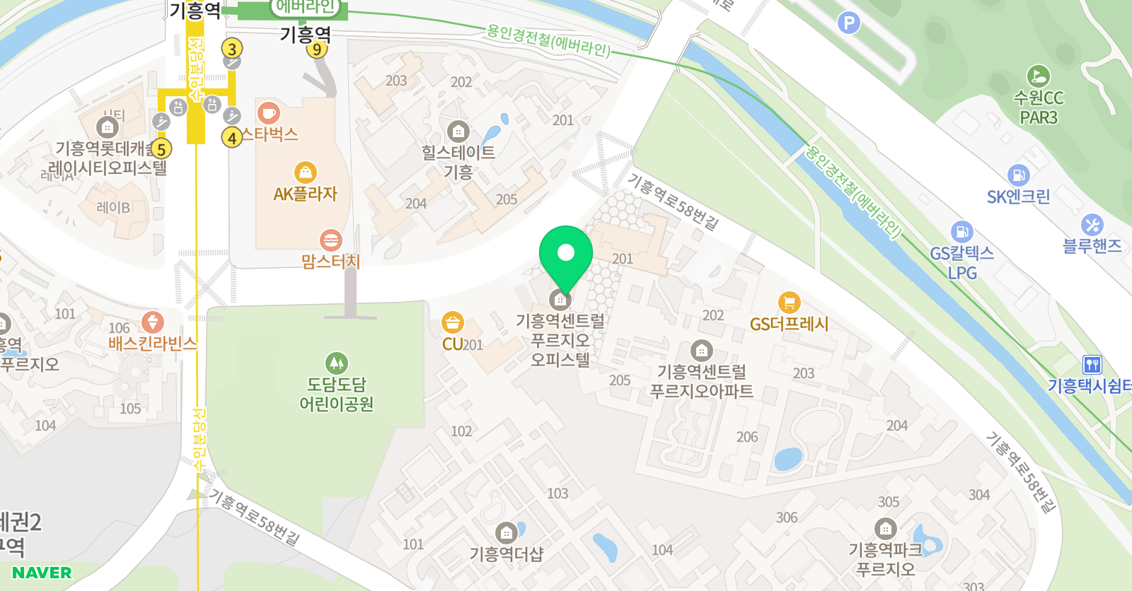 기흥퍼스트 태권도 위치