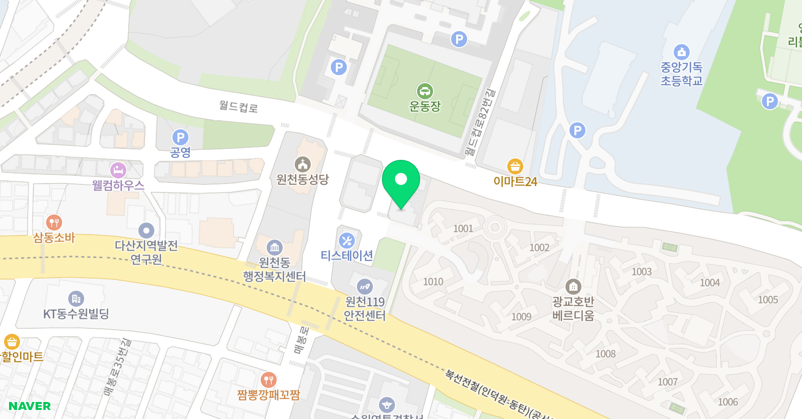 공부에스미다 영수학원 위치