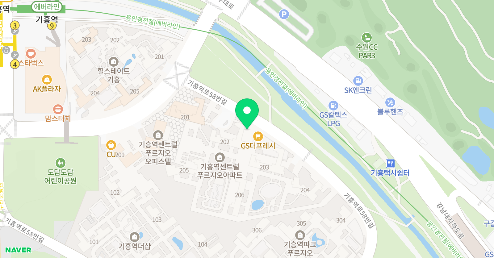 스펜 영어학원 위치