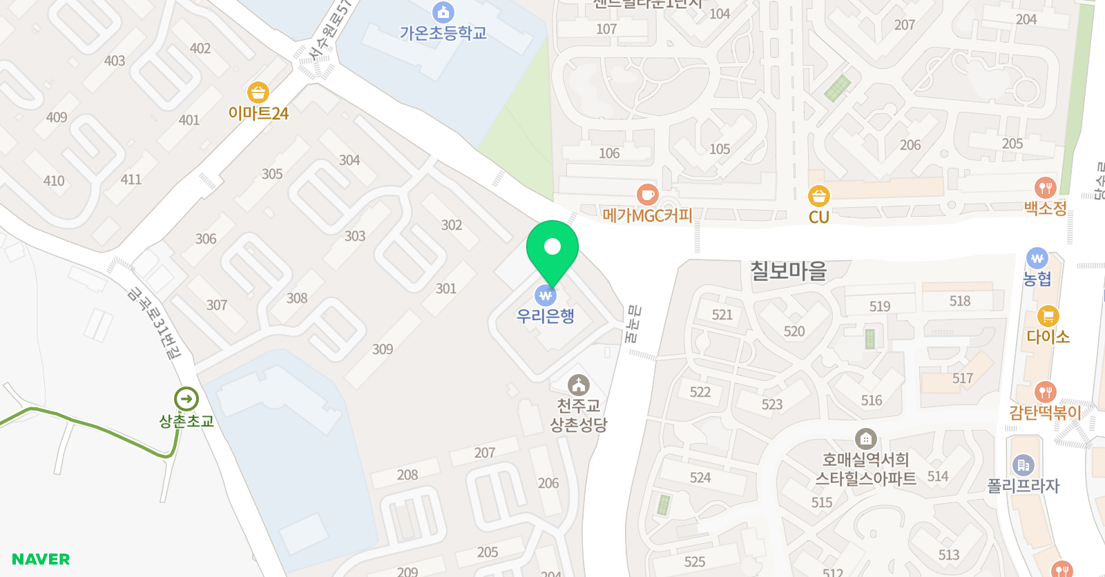 엘지조이 음악학원 위치