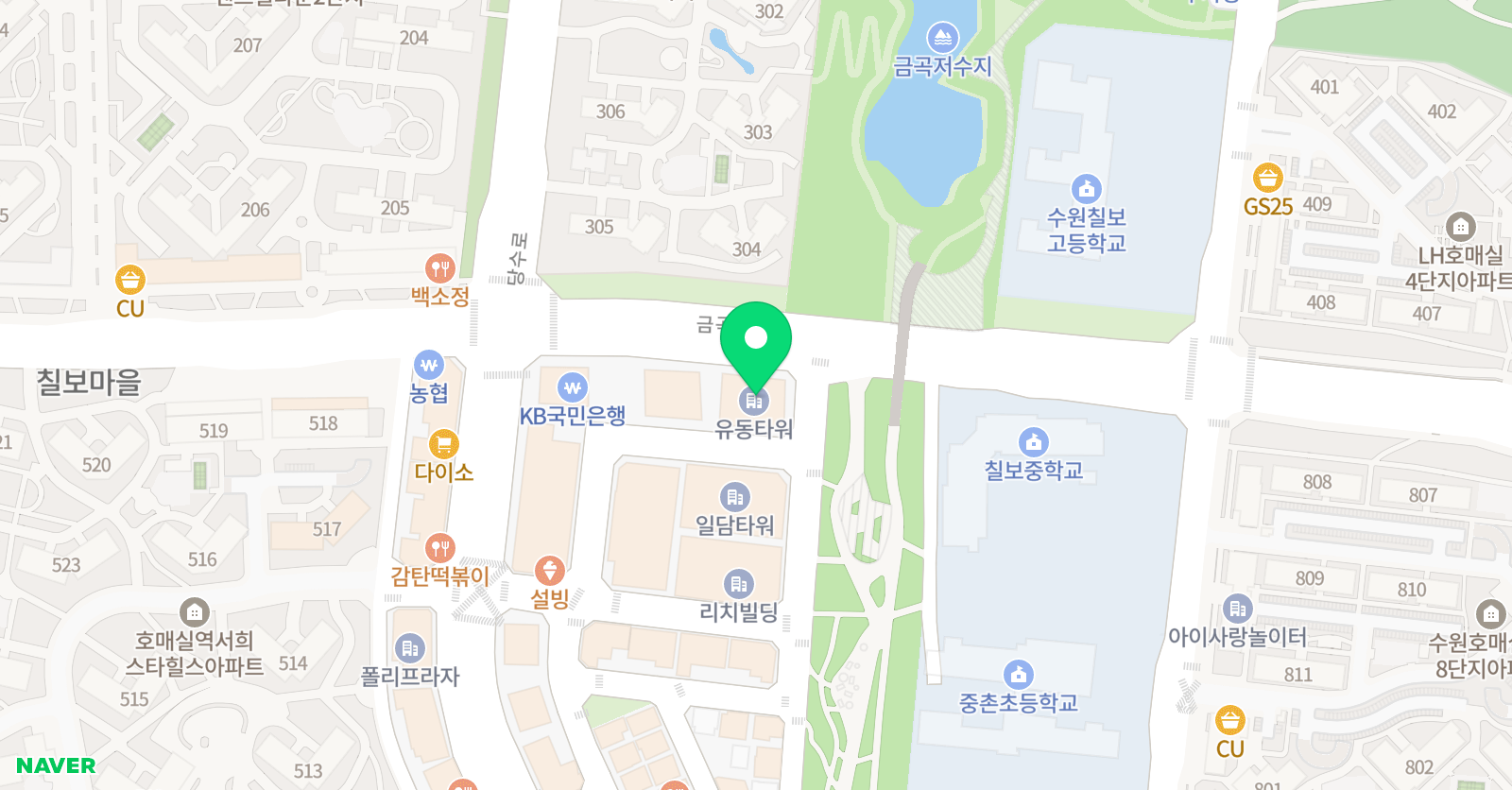 위드어스 수학영어학원 위치