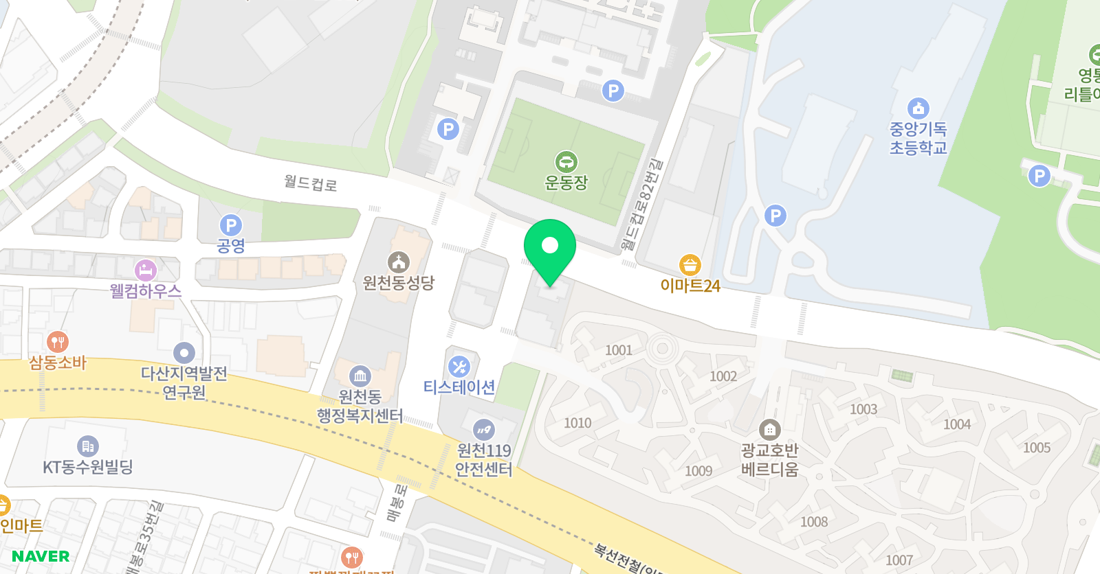 앤스아르떼미술교습소 위치