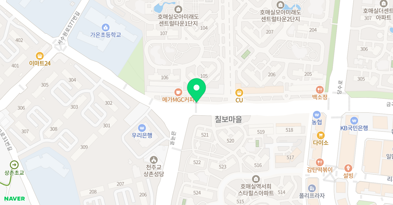 모아제이 매쓰 수학교습소 위치