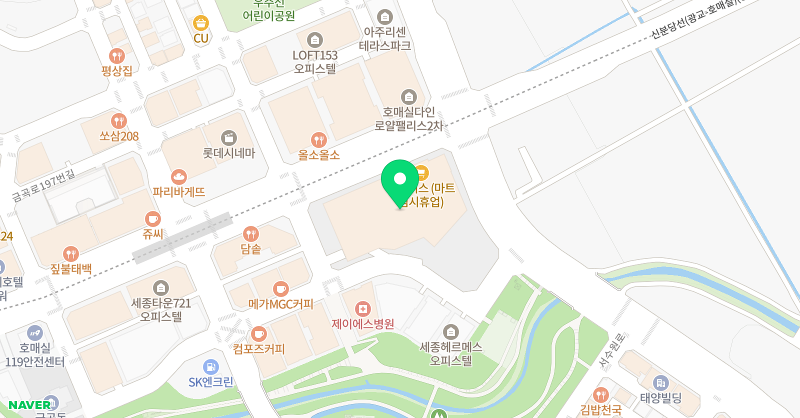 수원삼성블루윙즈 축구교실 서수원지점 위치