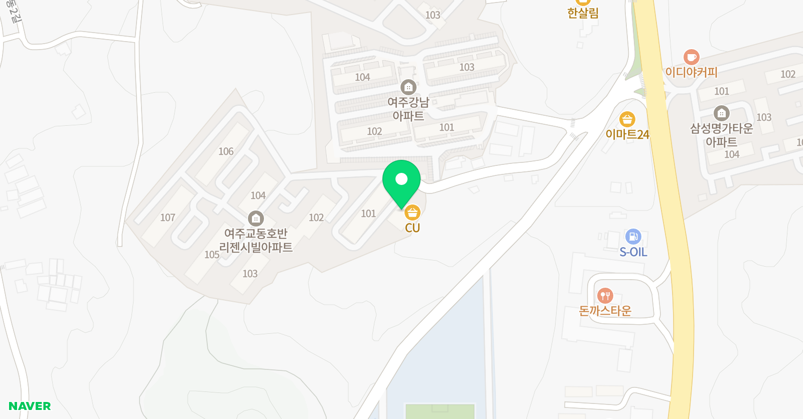 호반 태권도장 위치