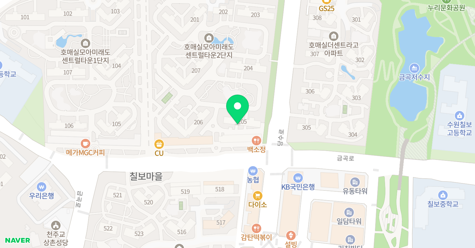 기탄사고력교실 금곡모아미래도점 위치