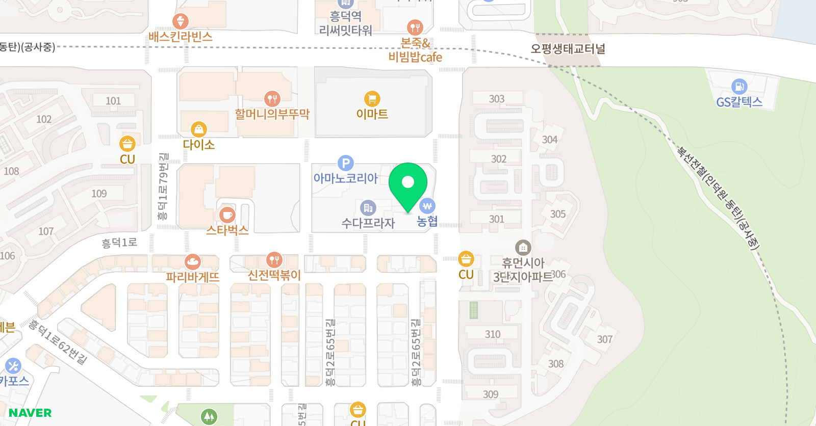 쥬드 발레학원 위치