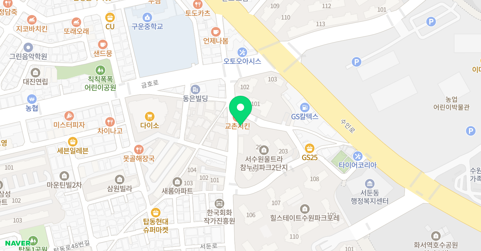 더베스트 스포츠클럽 위치