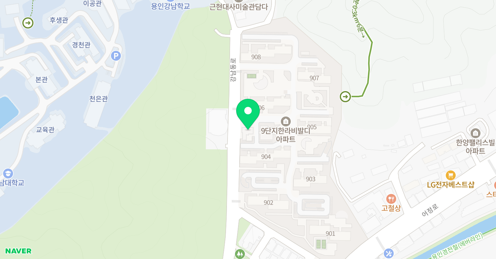 스마트해법 수학 한라9단지 위치