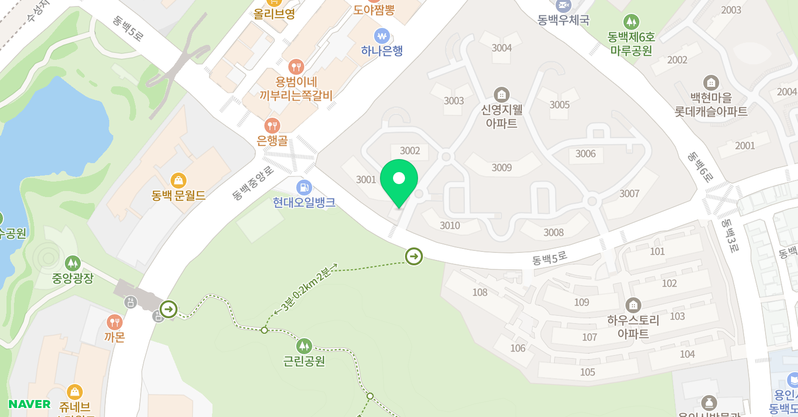 동백예음 피아노교습소 위치