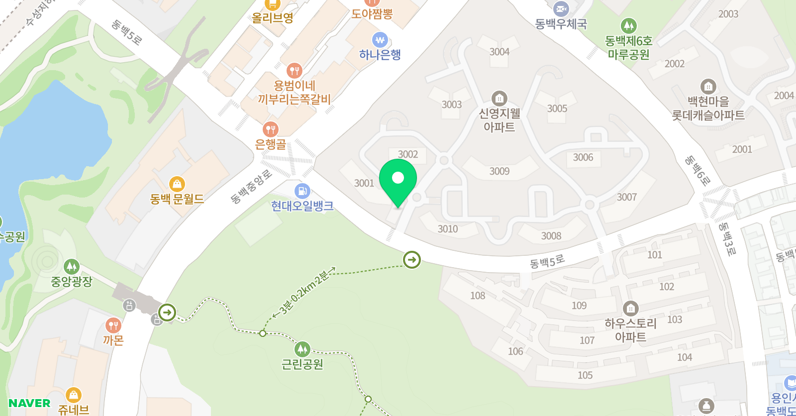 빨간펜수학의달인 동백신영지웰점 위치